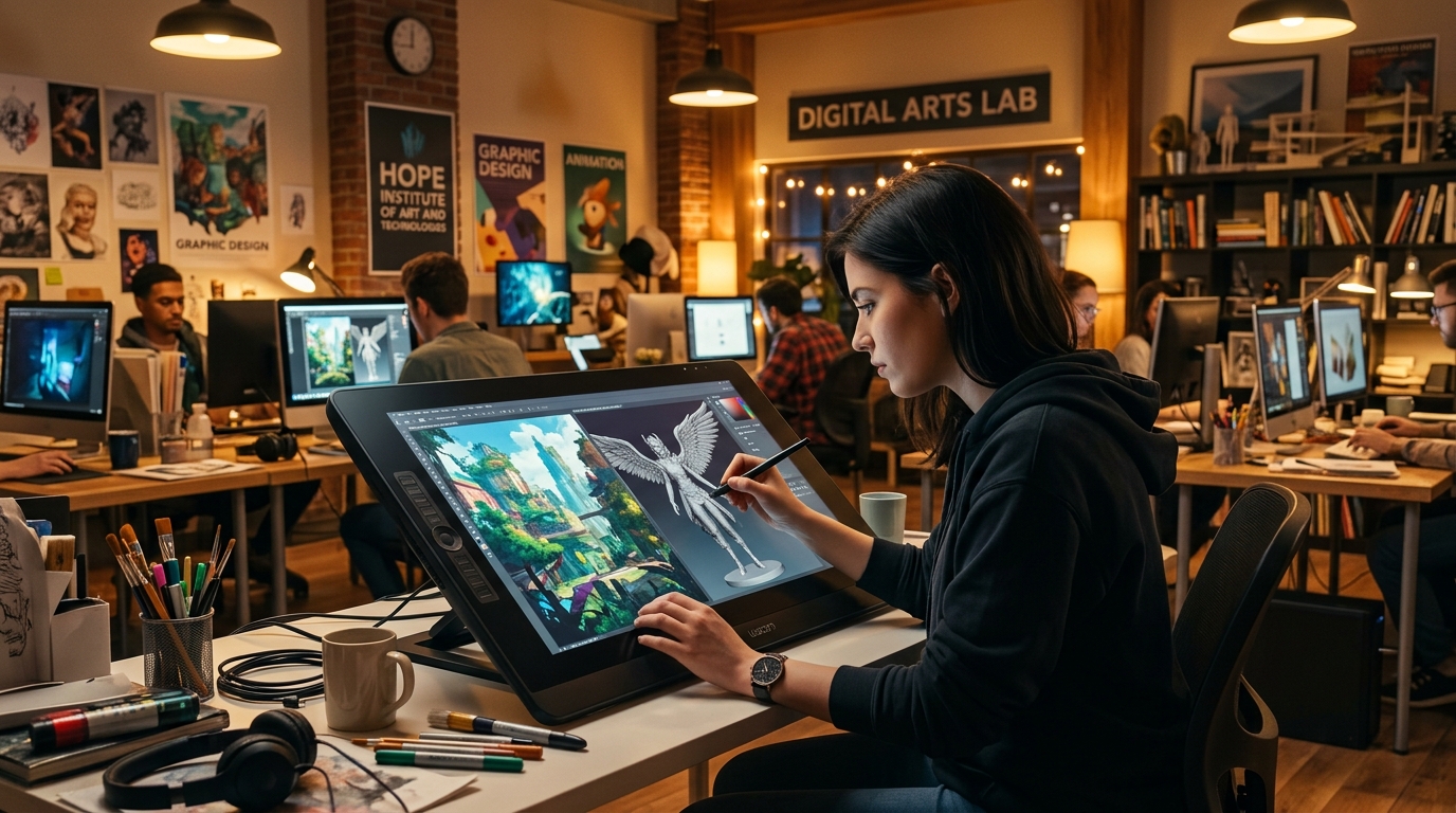 Empowering Tomorrow’s Creators: The Evolution of Fine Art and Digital Media at Hope Institute of Art and Technologies