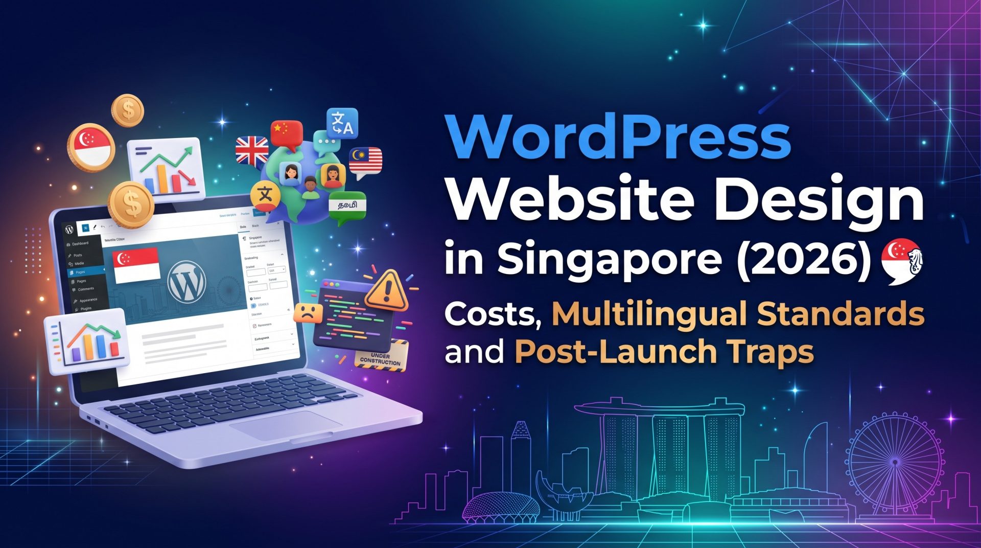 WordPress Website Design in Singapore (2026): Costs, Multilingual Standards and Post-Launch Traps