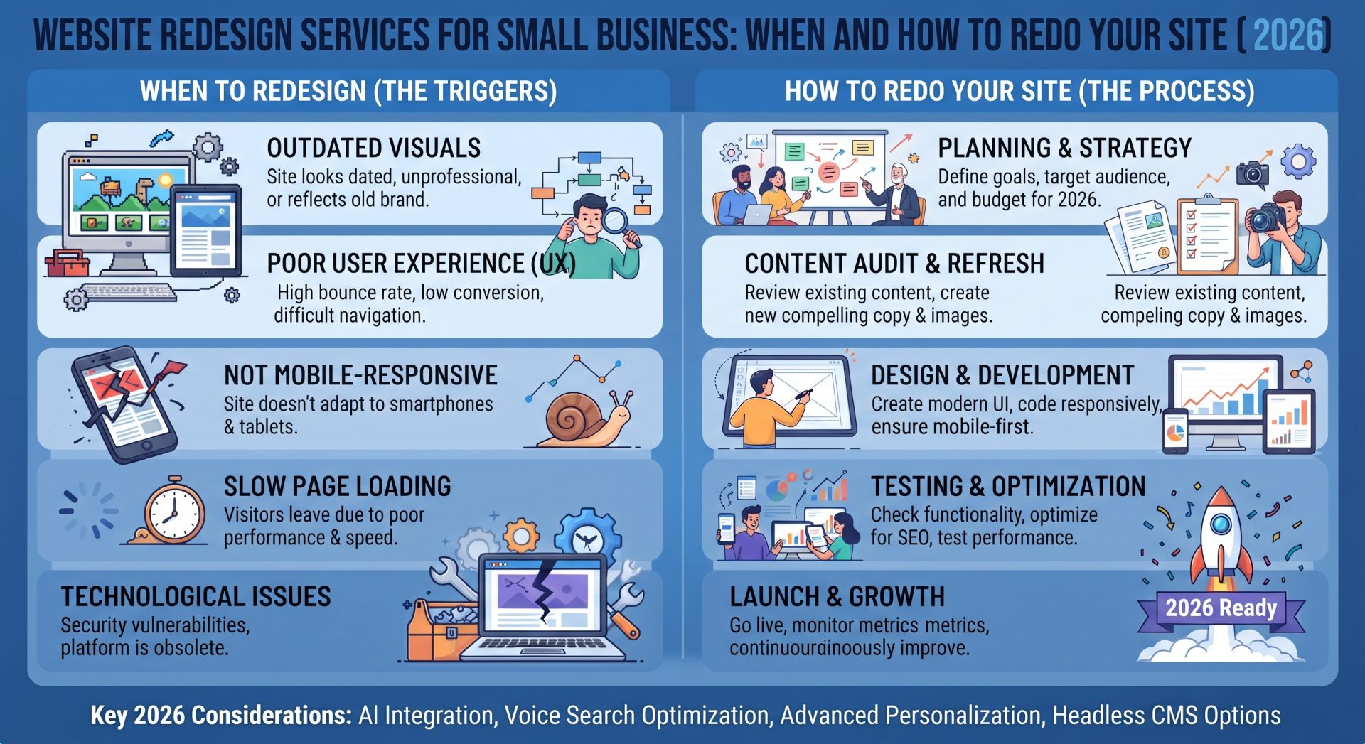 Website Redesign Services for Small Business: When and How to Redo Your Site (2026)
