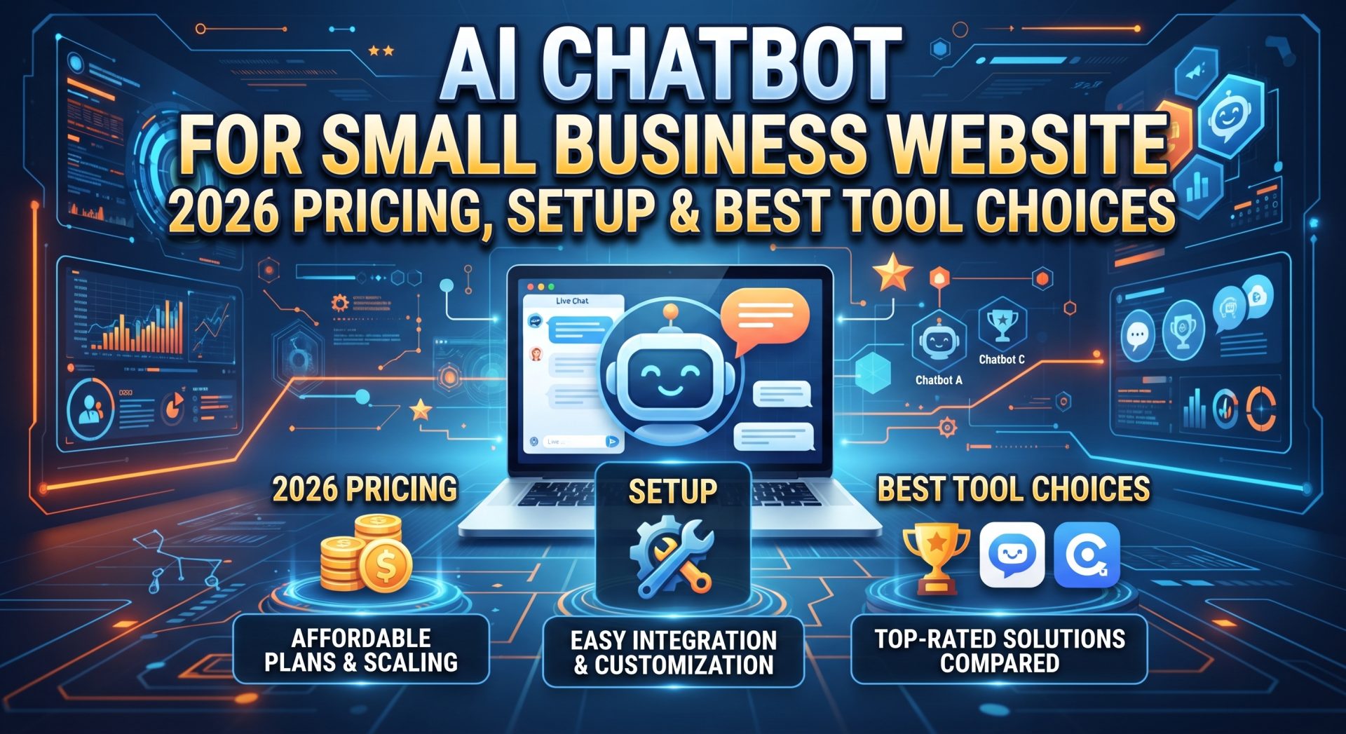 AI Chatbot for Small Business Website: 2026 Pricing, Setup & Best Tool Choices