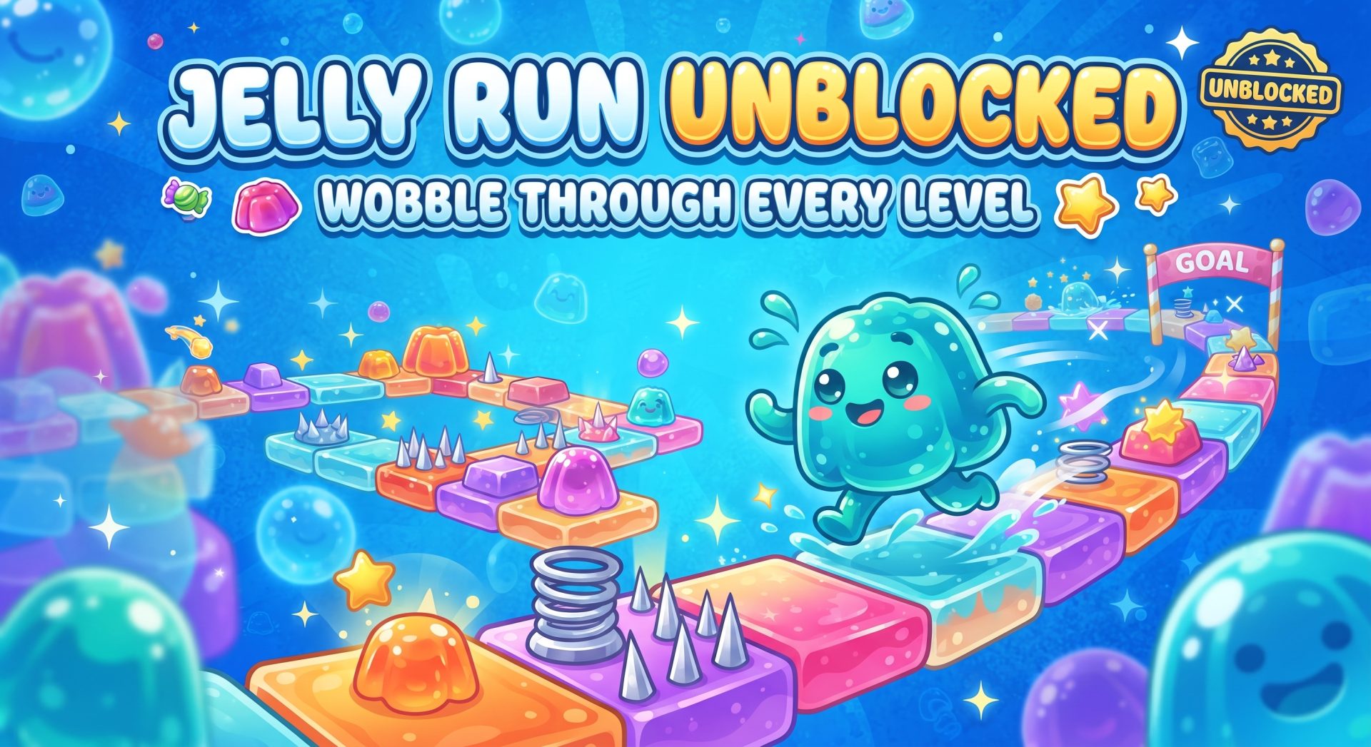 Jelly Run Unblocked: Wobble Through Every Level