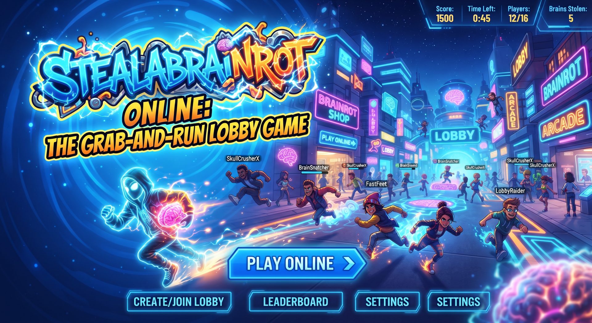 Stealabrainrot Online: The Grab-and-Run Lobby Game
