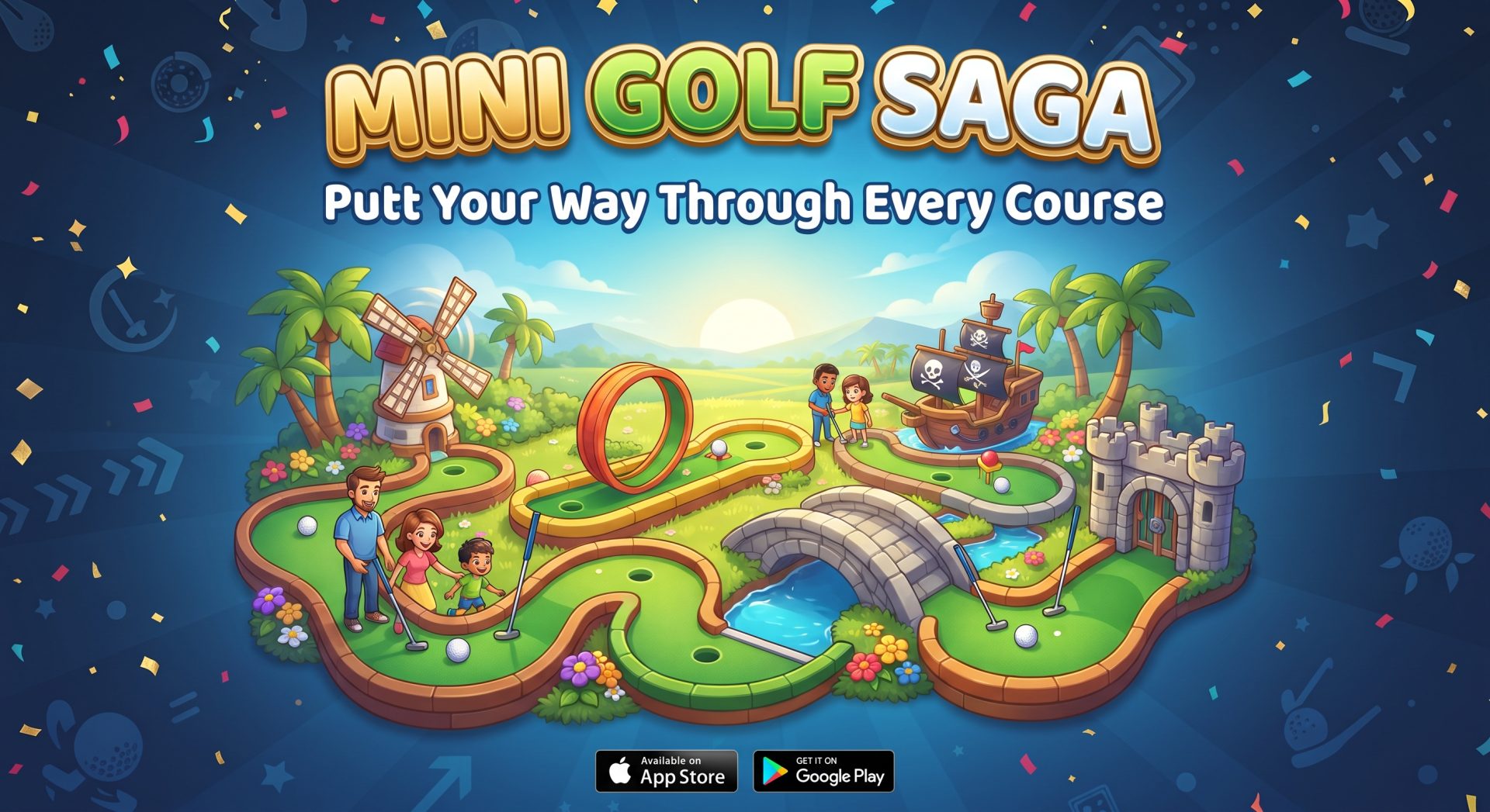 Mini Golf Saga: Putt Your Way Through Every Course