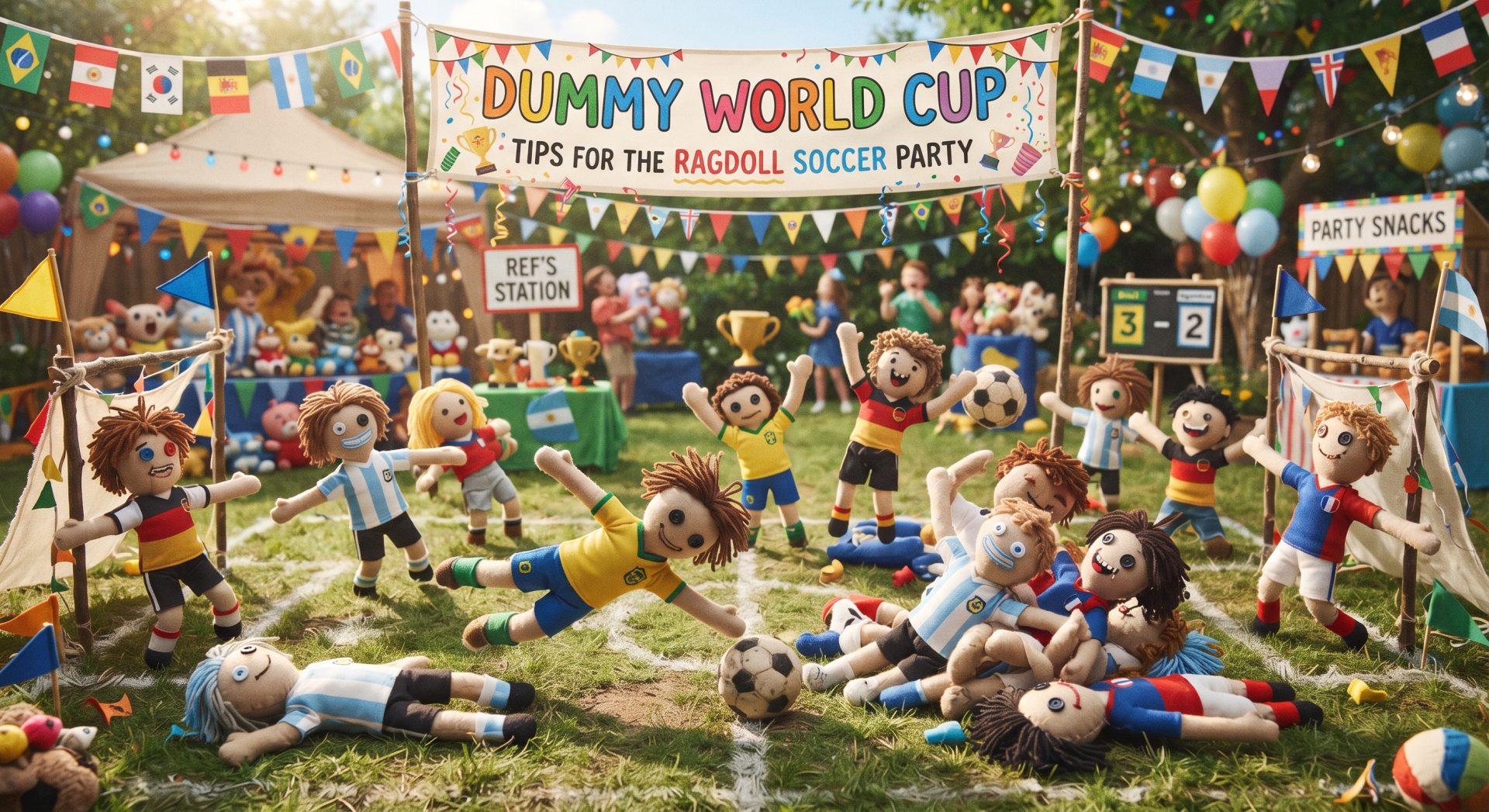 Dummy World Cup: Tips for the Ragdoll Soccer Party
