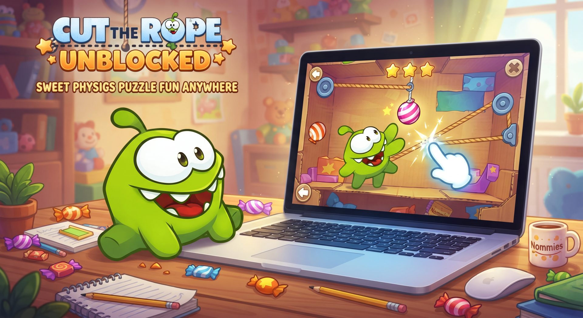 Cut the Rope Unblocked: Sweet Physics Puzzle Fun Anywhere