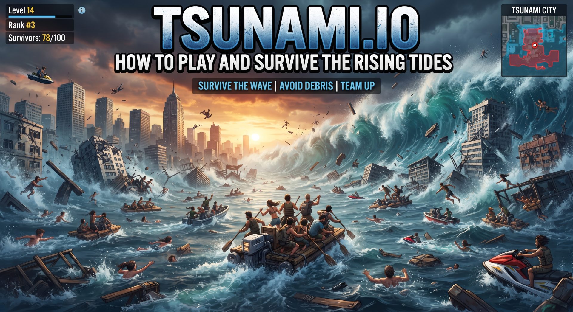 Tsunami I.O: How to Play and Survive the Rising Tides