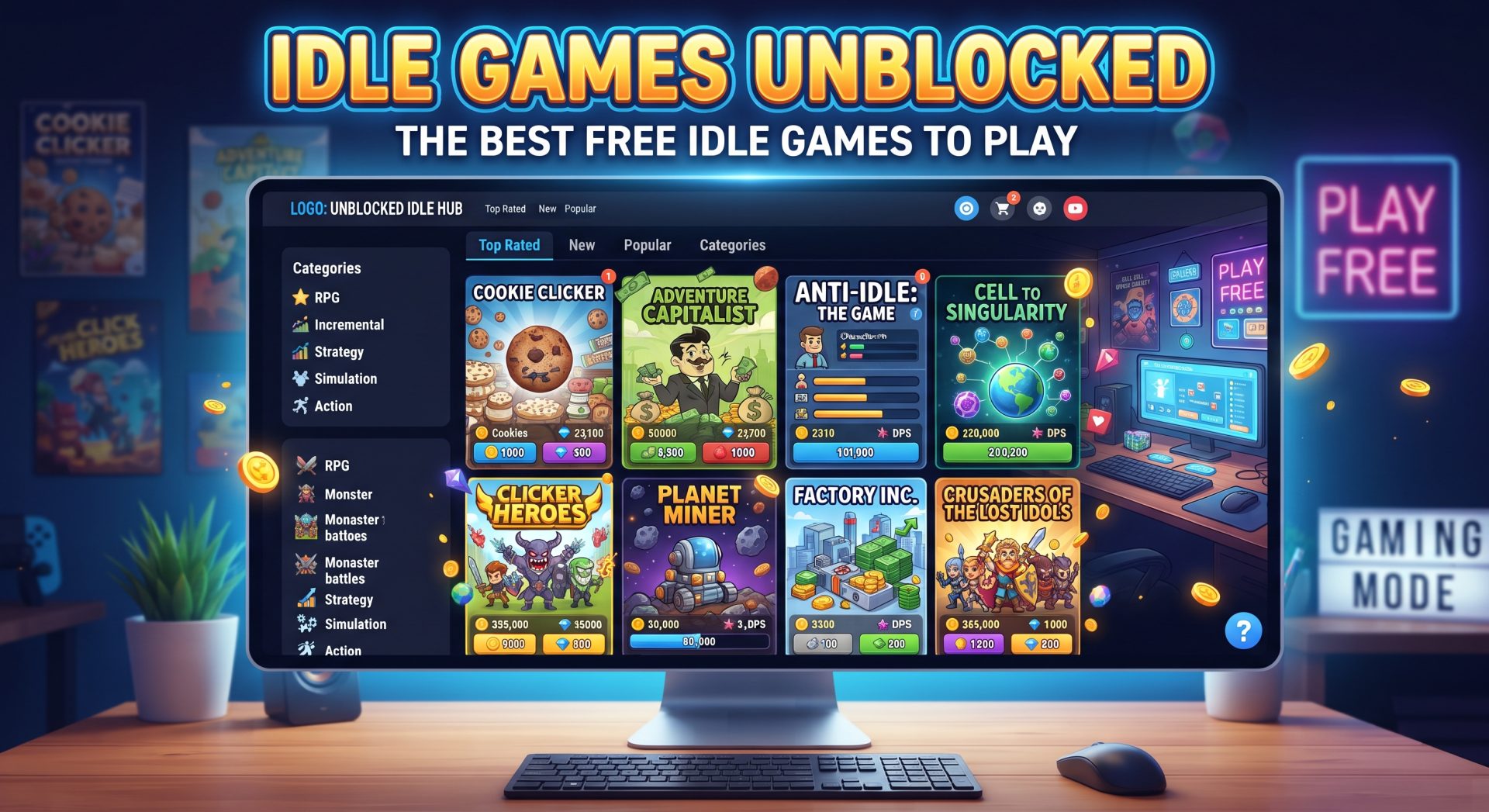 Idle Games Unblocked: The Best Free Idle Games to Play
