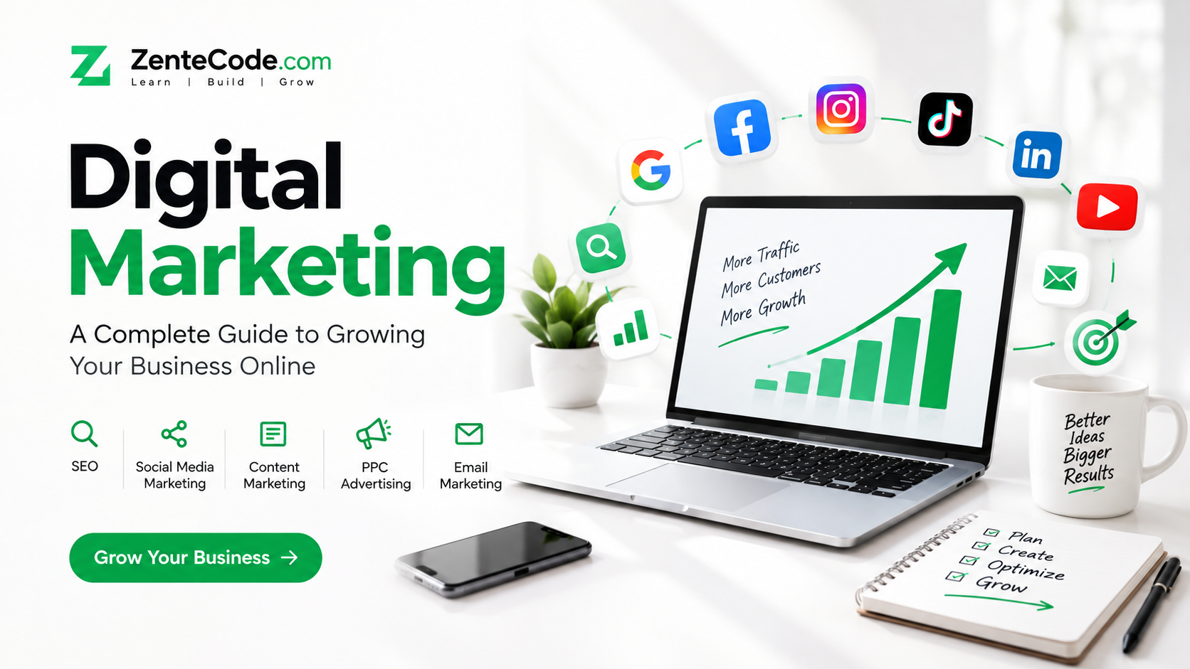 Digital Marketing by ZenteCode.com: Complete Guide