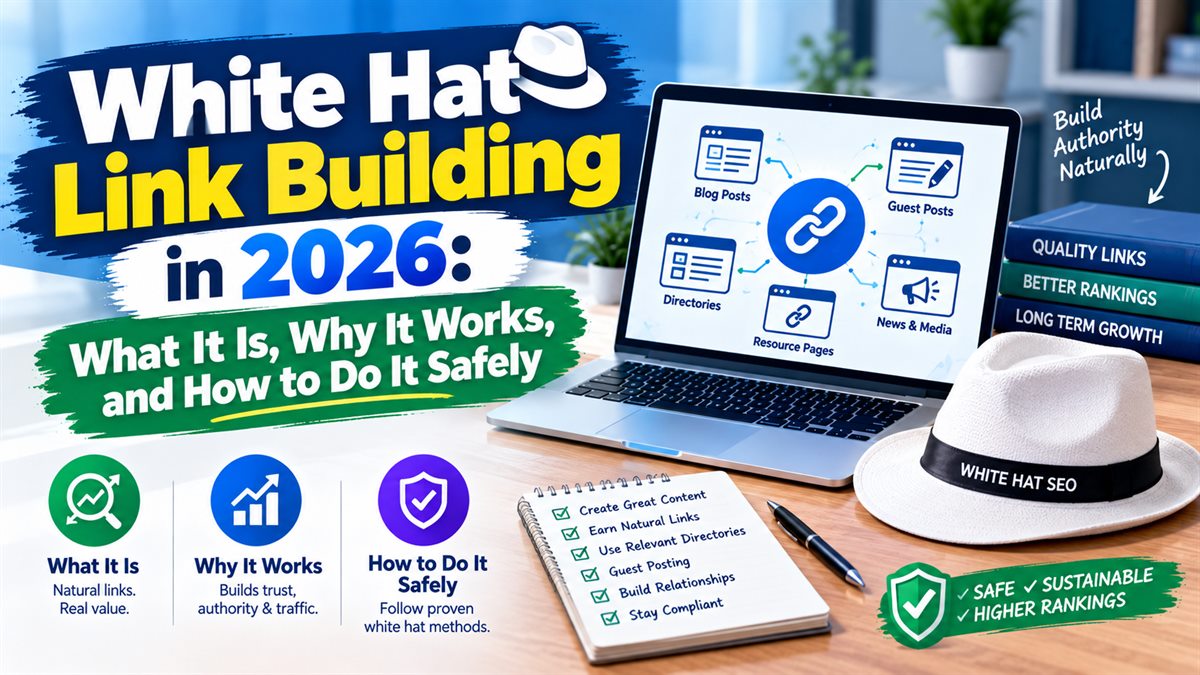 White Hat Link Building in 2026: What It Is, Why It Works, and How to Do It Safely
