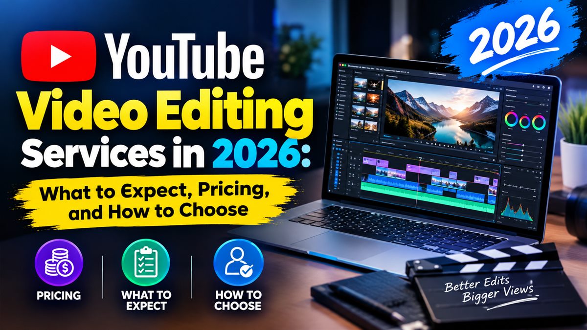 YouTube Video Editing Services in 2026: What to Expect, Pricing, and How to Choose